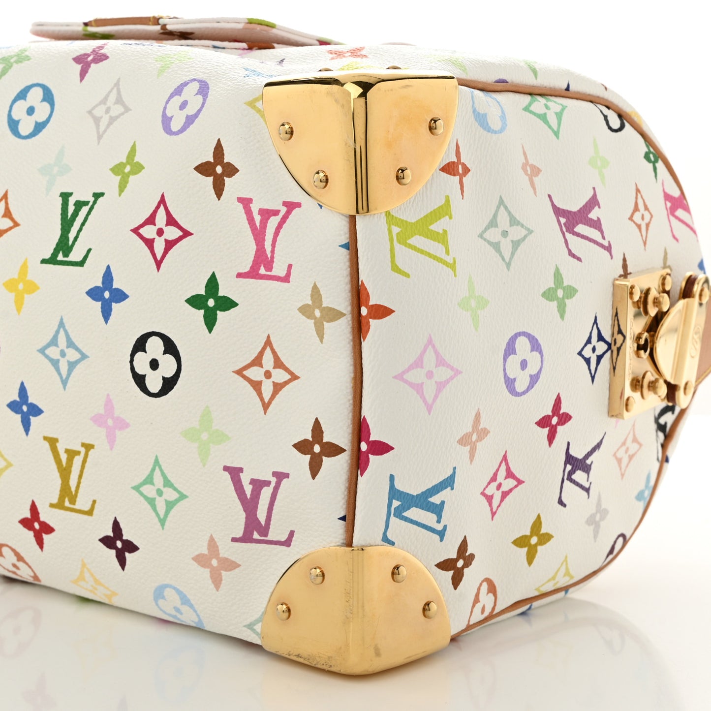 Monogram Multicolor Speedy 30 White
