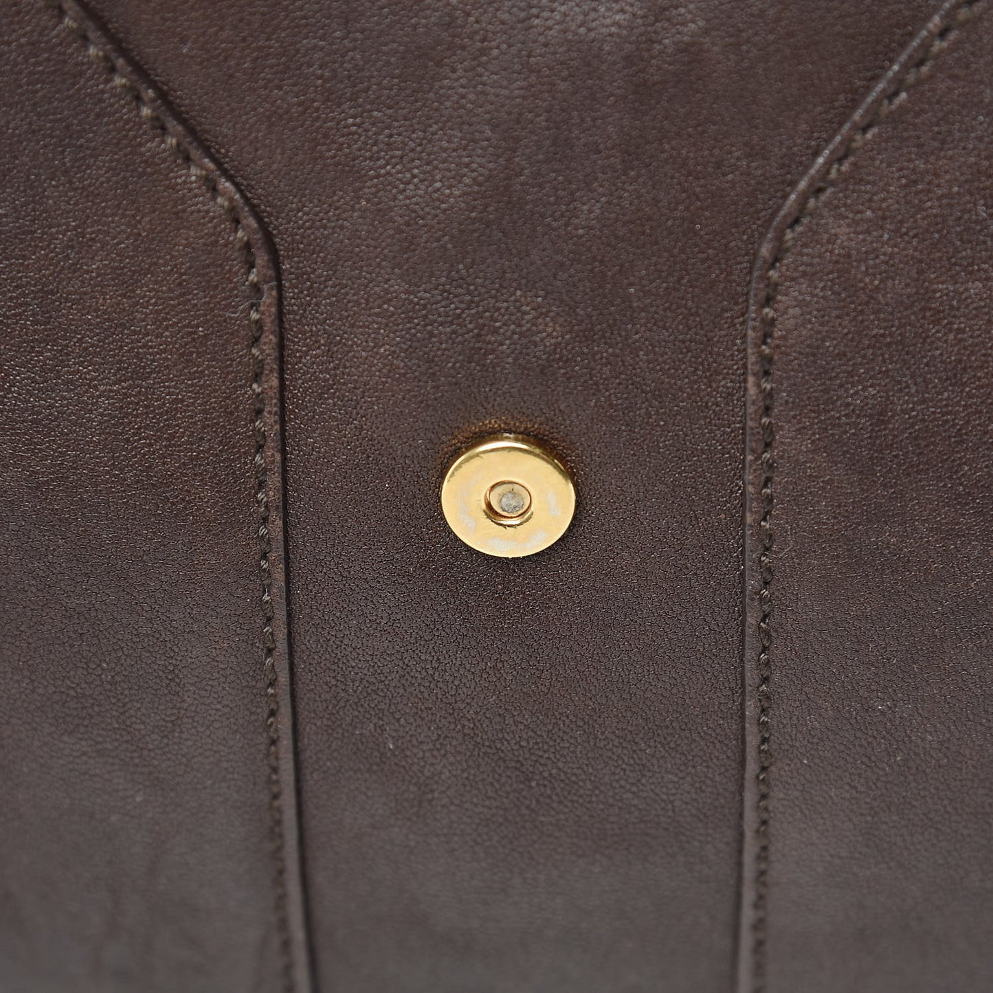 Sheepskin Medium Cabas ChYc Dark Brown