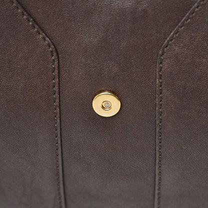 Saint Laurent Sheepskin Medium Cabas ChYc Dark Brown 10 of 23