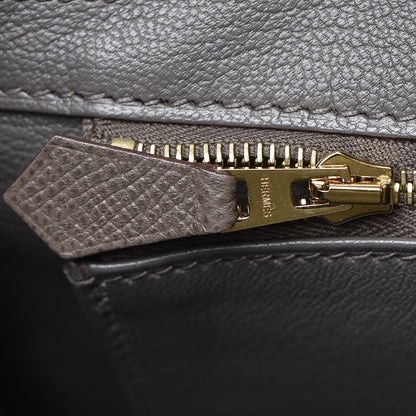 Hermes Epsom Birkin 30 Etain 14 of 29