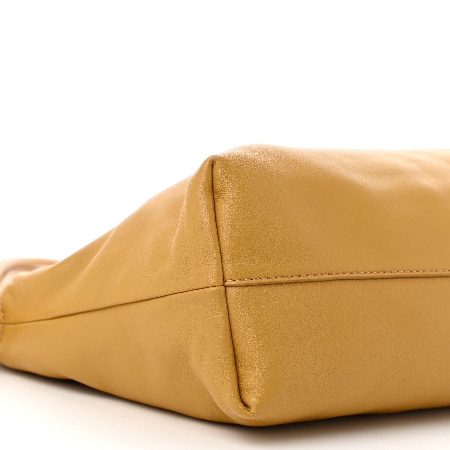 Loewe Mellow Nappa Medium Donut Chain Flamenco Knot Clutch Sahara 9 of 10