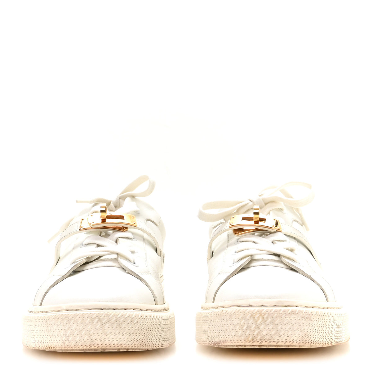 Hermes Calfskin Day Sneakers 40 White 3 of 9