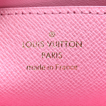 Louis Vuitton Monogram 2022 Christmas Animation Paris Zippy Wallet Pink 6 of 8