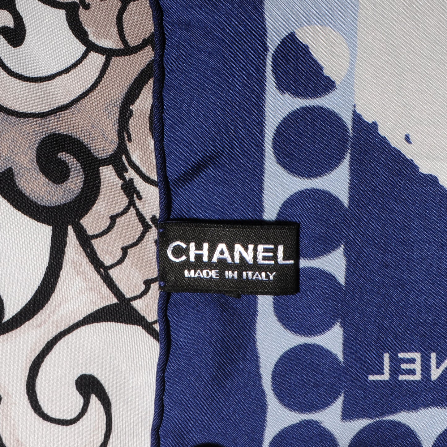 Silk Dragon CC Scarf Navy