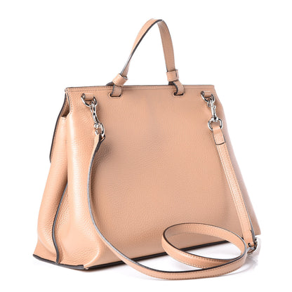 Gucci Cellarius Calfskin Medium Bamboo Daily Top Handle Bag Camelia 2 of 10