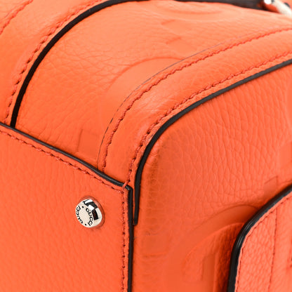 Gucci Piuma Calfskin Jumbo GG Embossed Mini Duffle Bag Good Orange 13 of 13