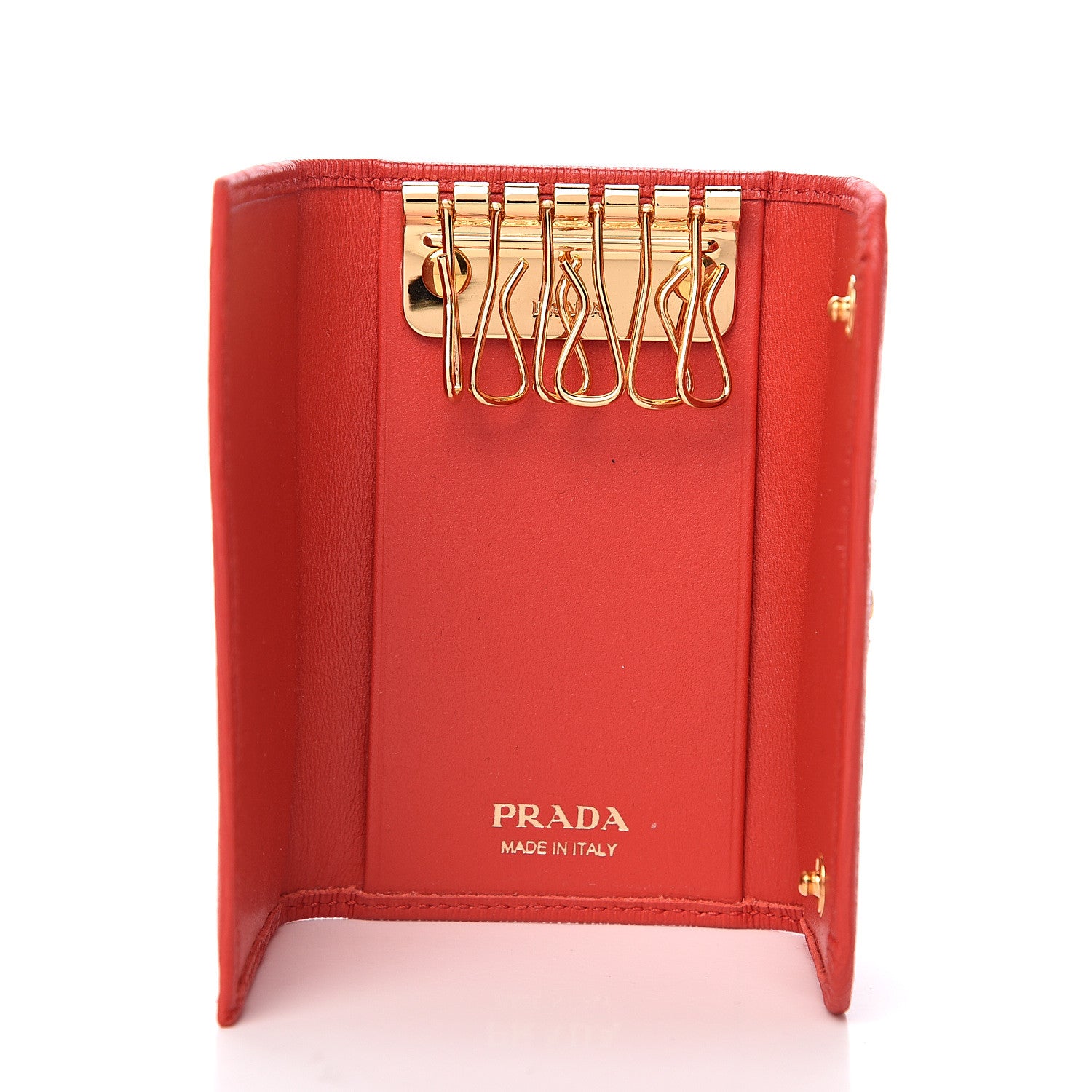 Prada Vitello Move 6 Key Holder Lacca 4 of 5