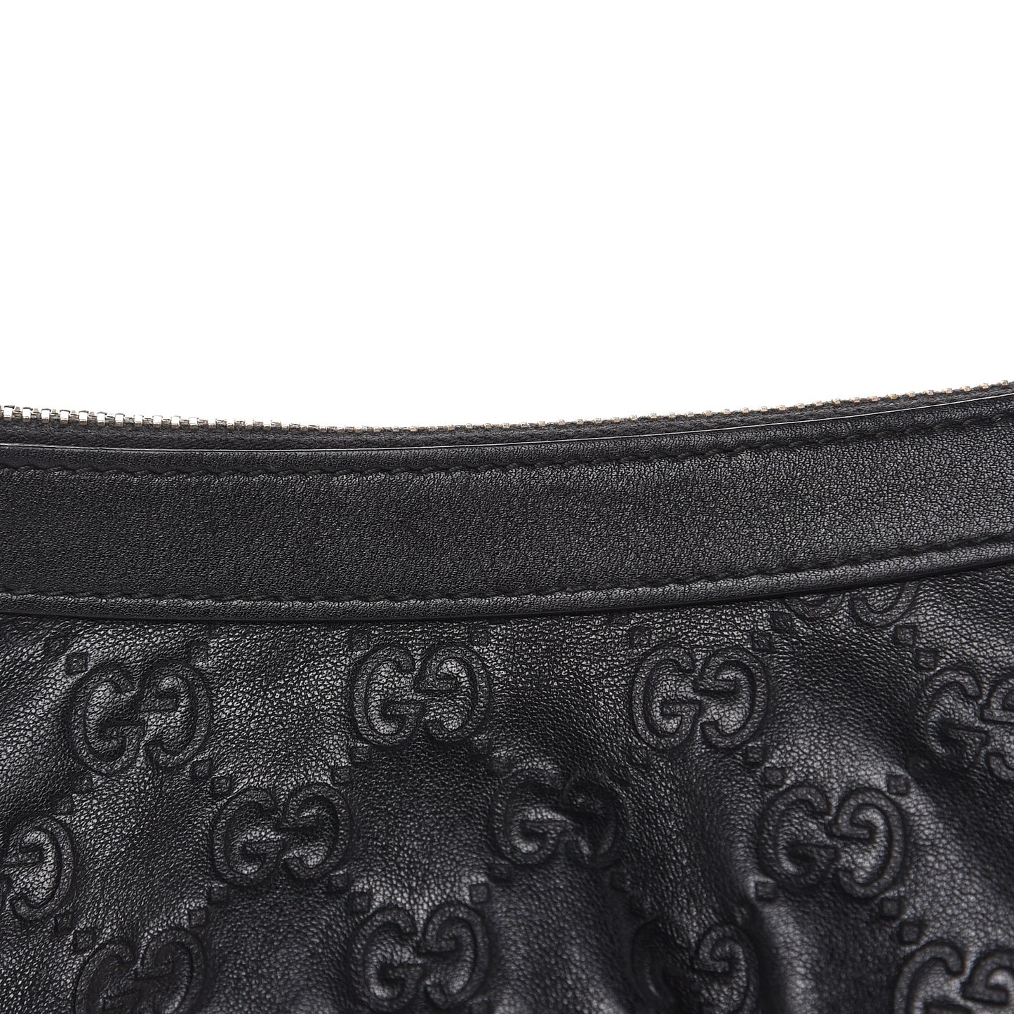 Guccissima Signature New Britt Wristlet Black