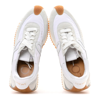 Loewe Nylon Suede Flow Retro Runner Sneakers 37 White 2 of 8
