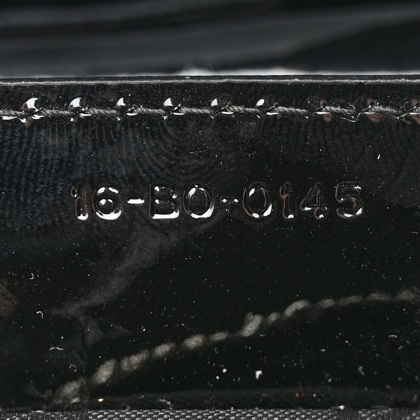 Patent Cannage Medium Lady Dior Black