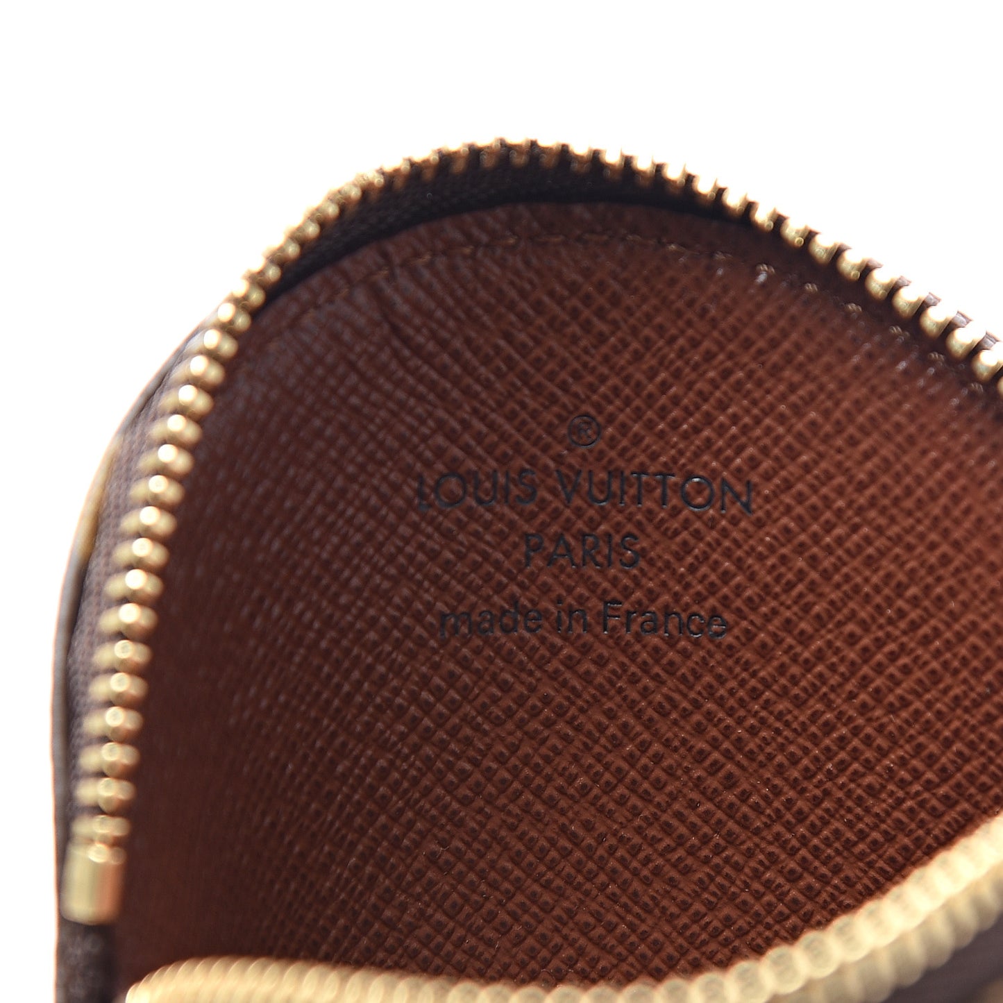 Monogram Round Coin Purse