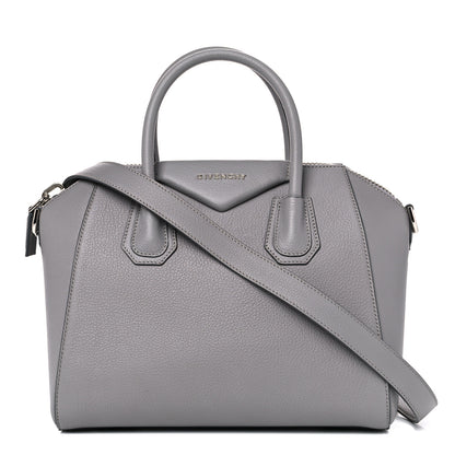 Givenchy Sugar Goatskin Small Antigona Pearl Grey 1 of 12