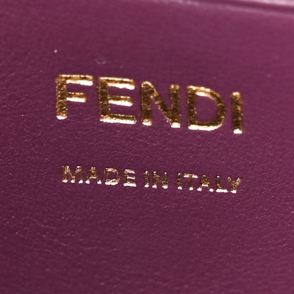 Fendi Ricamo Sequin Paillettes Vitello Grace FF Mini Baguette Rosa 7 of 10