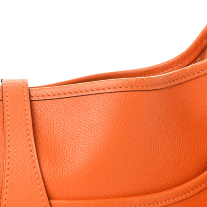 Hermes Epsom Evelyne II GM Orange 14 of 17