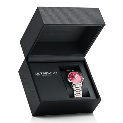 Tag Heuer Stainless Steel 36mm Carrera Date Automatic Watch Pink WBN2313 5 of 5