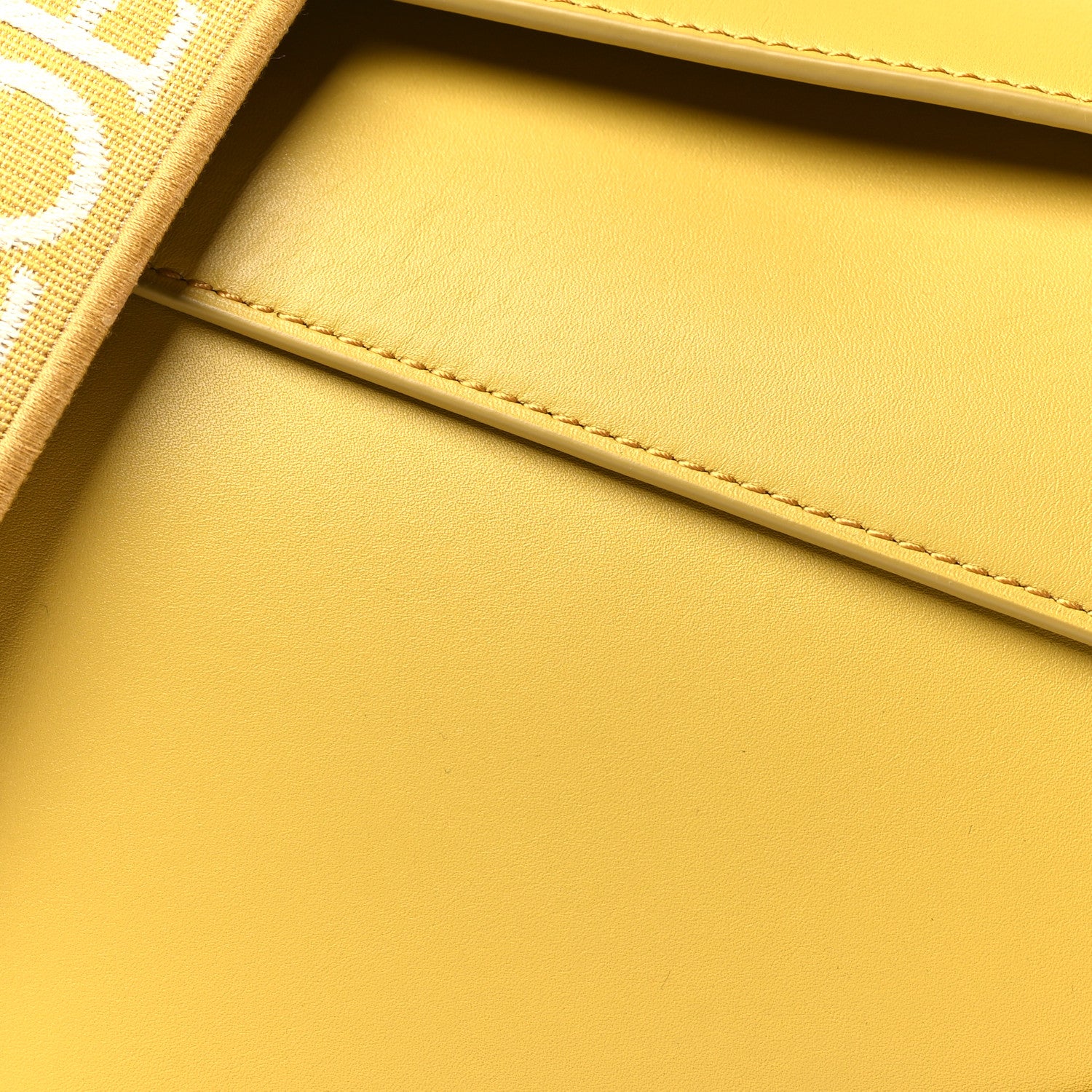 Loewe Satin Calfskin Monochrome Small Puzzle Edge Bag Pale Yellow Glaze 7 of 9