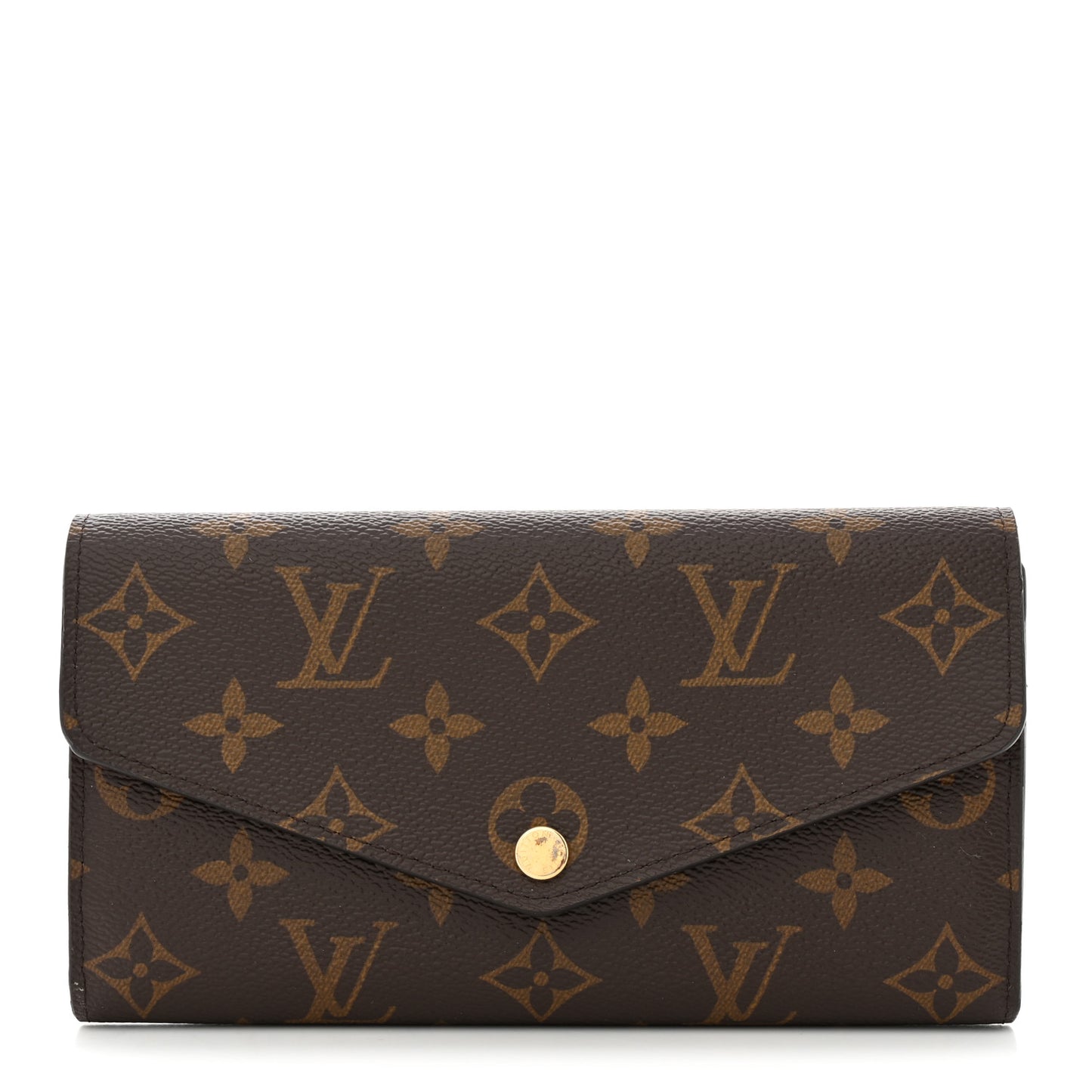 Monogram Sarah Wallet NM Coquelicot