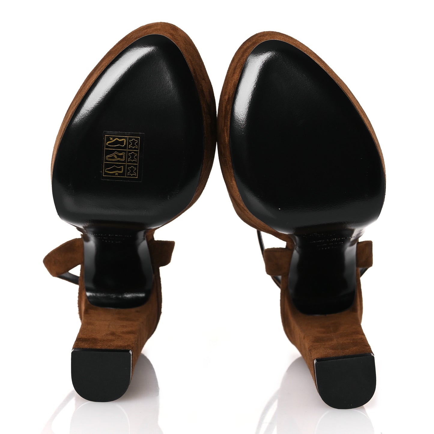 Suede Jodie 95 Tanouk Platform Sandals 36.5 Land