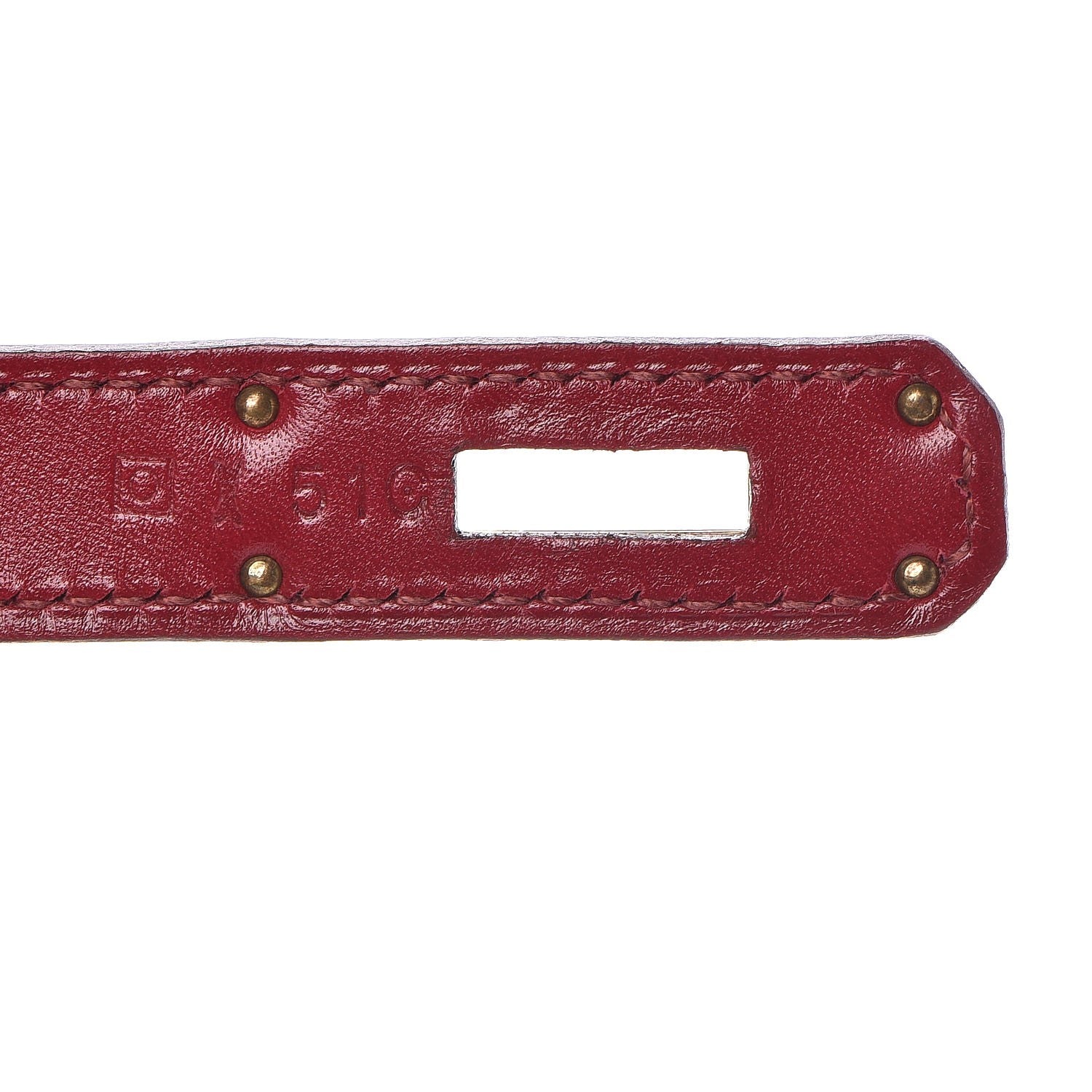 Hermes Tadelakt Ghillies Kelly 32 Rubis 25 of 39