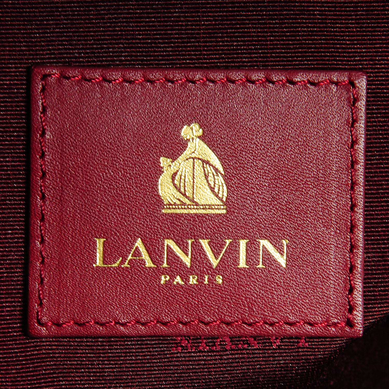 Lanvin Leather Padam Double Zip Bag Red 6 of 9