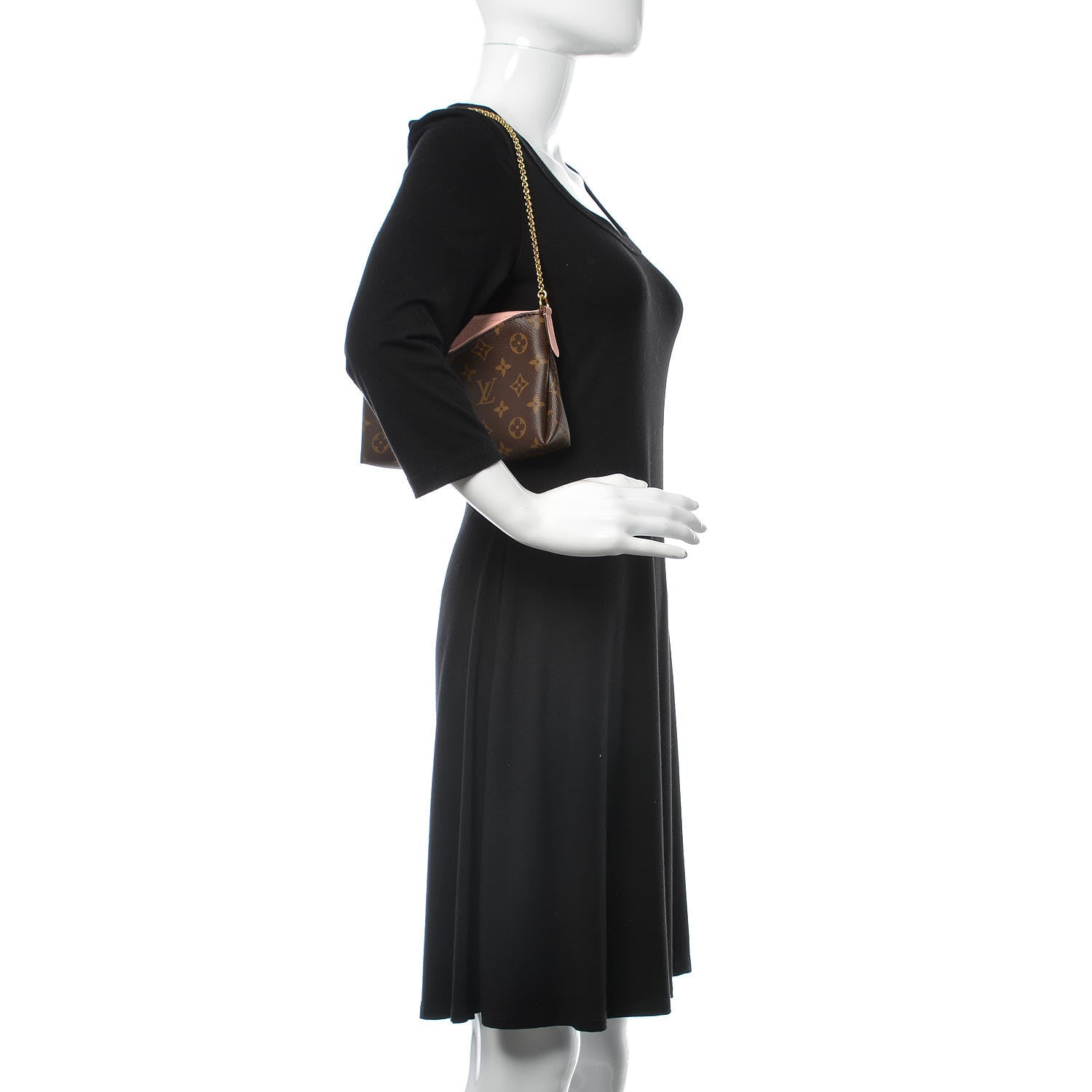 Louis Vuitton Monogram Pallas Clutch Rose Poudre 2 of 9