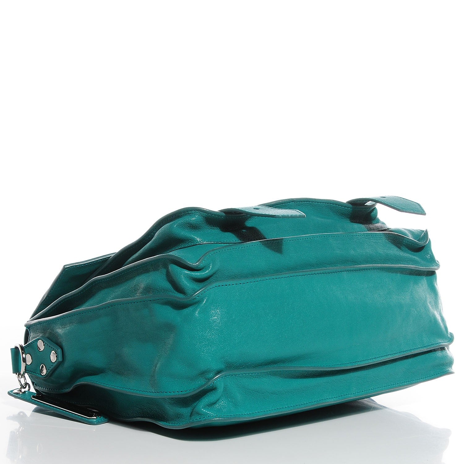 Proenza Schouler Lambskin Medium PS1 Satchel Teal 4 of 13