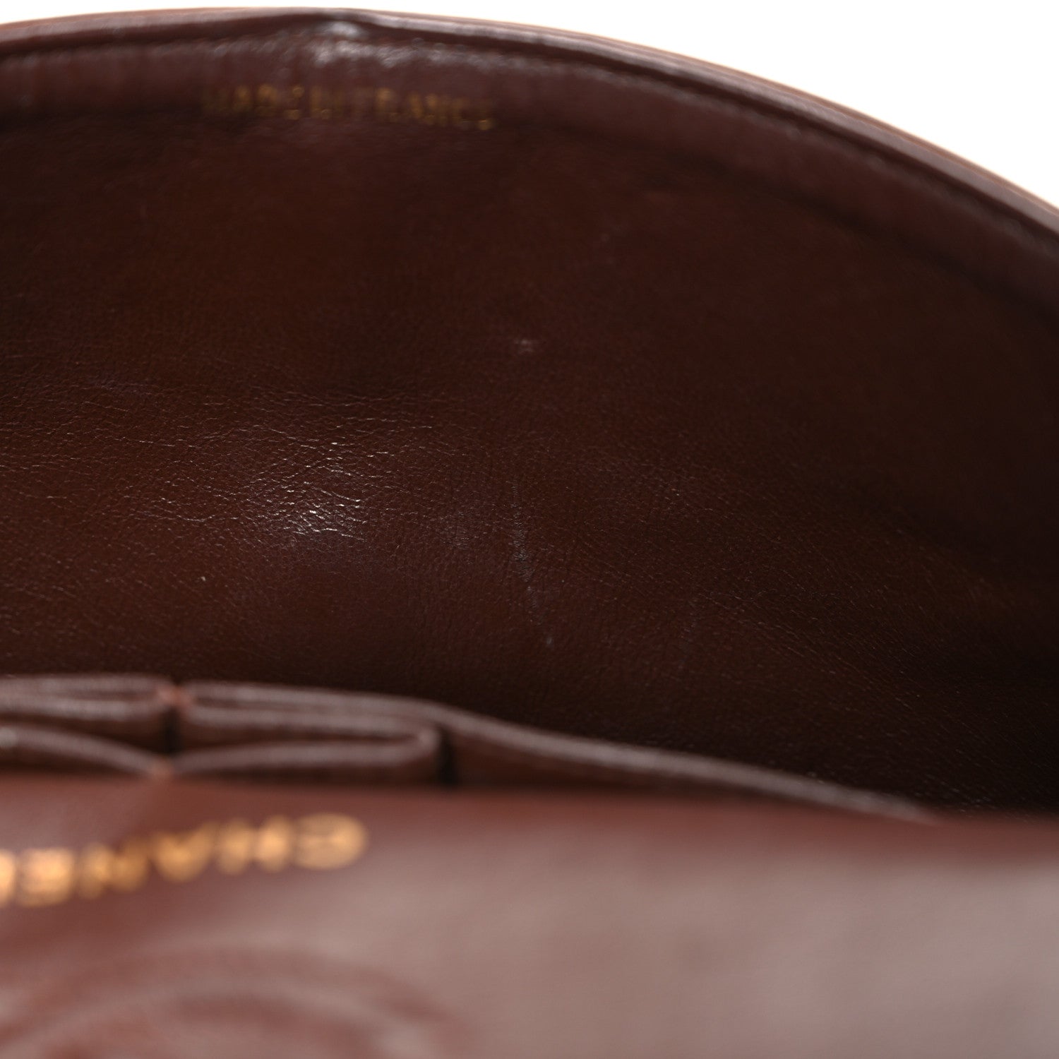 Chanel Lambskin Quilted Small Double Flap Brown 12 of 13