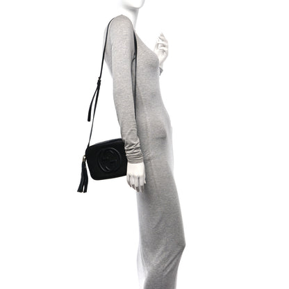 Gucci Pebbled Calfskin Small Soho Disco Bag Black 2 of 11