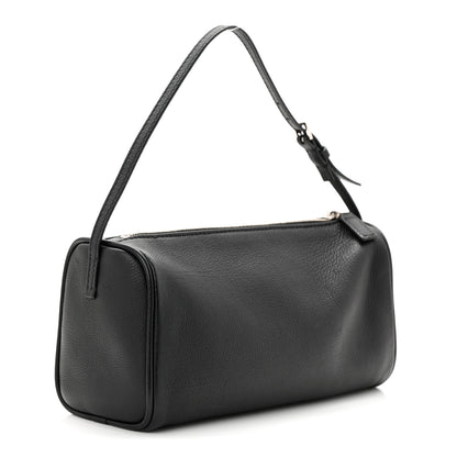 The Row Grained Calfskin 90's Bag Black 3 of 10