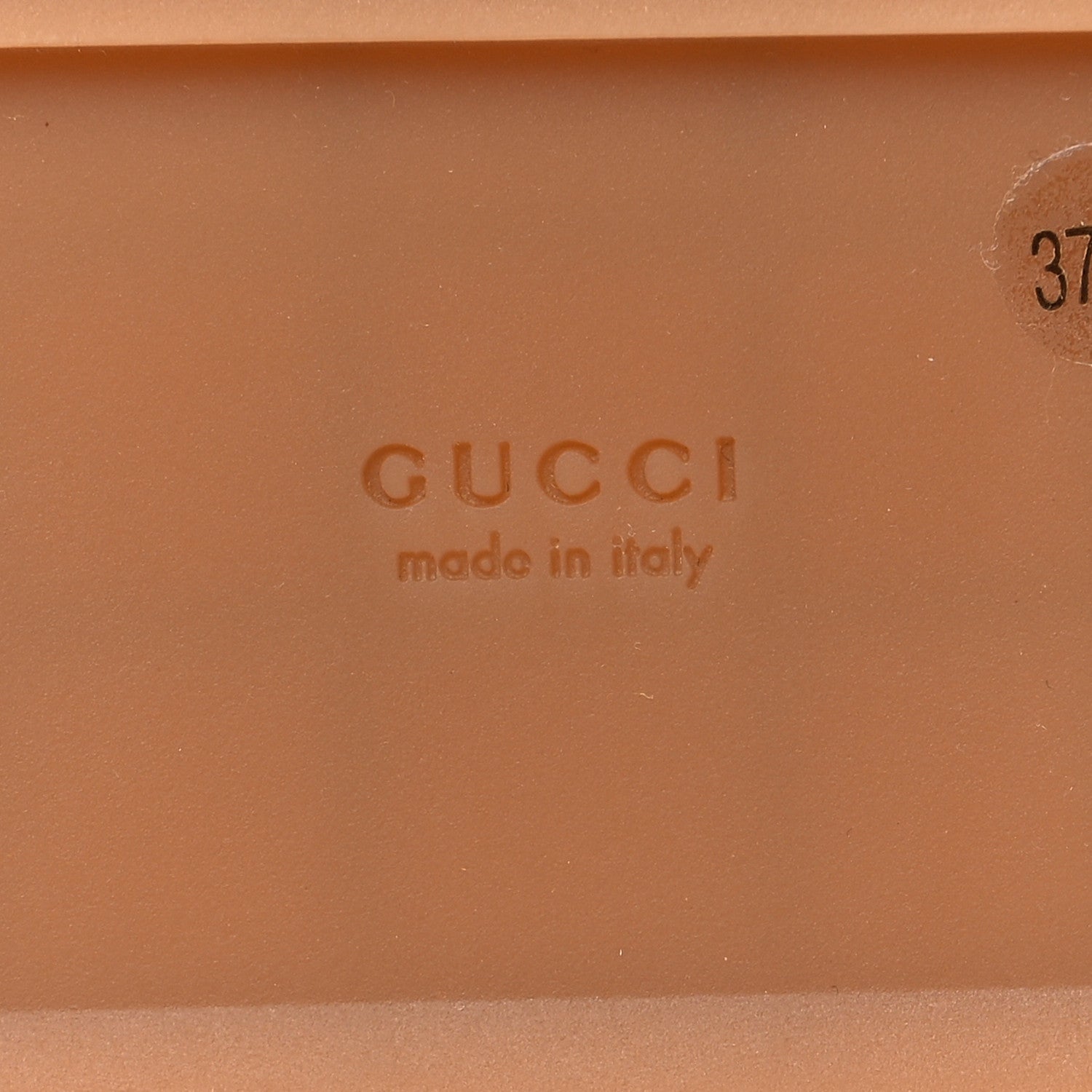 Gucci New Denim GG Monogram Angelina Platform 55mm Slide Sandals 37.5 Blue Tea 8 of 8