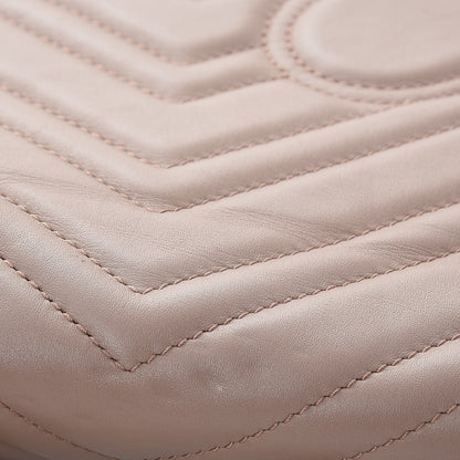 Gucci Calfskin Matelasse Medium GG Marmont Shoulder Bag Porcelain Rose 8 of 9