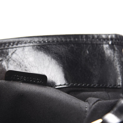 Burberry House Check Small Canterbury Tote Black 12 of 14