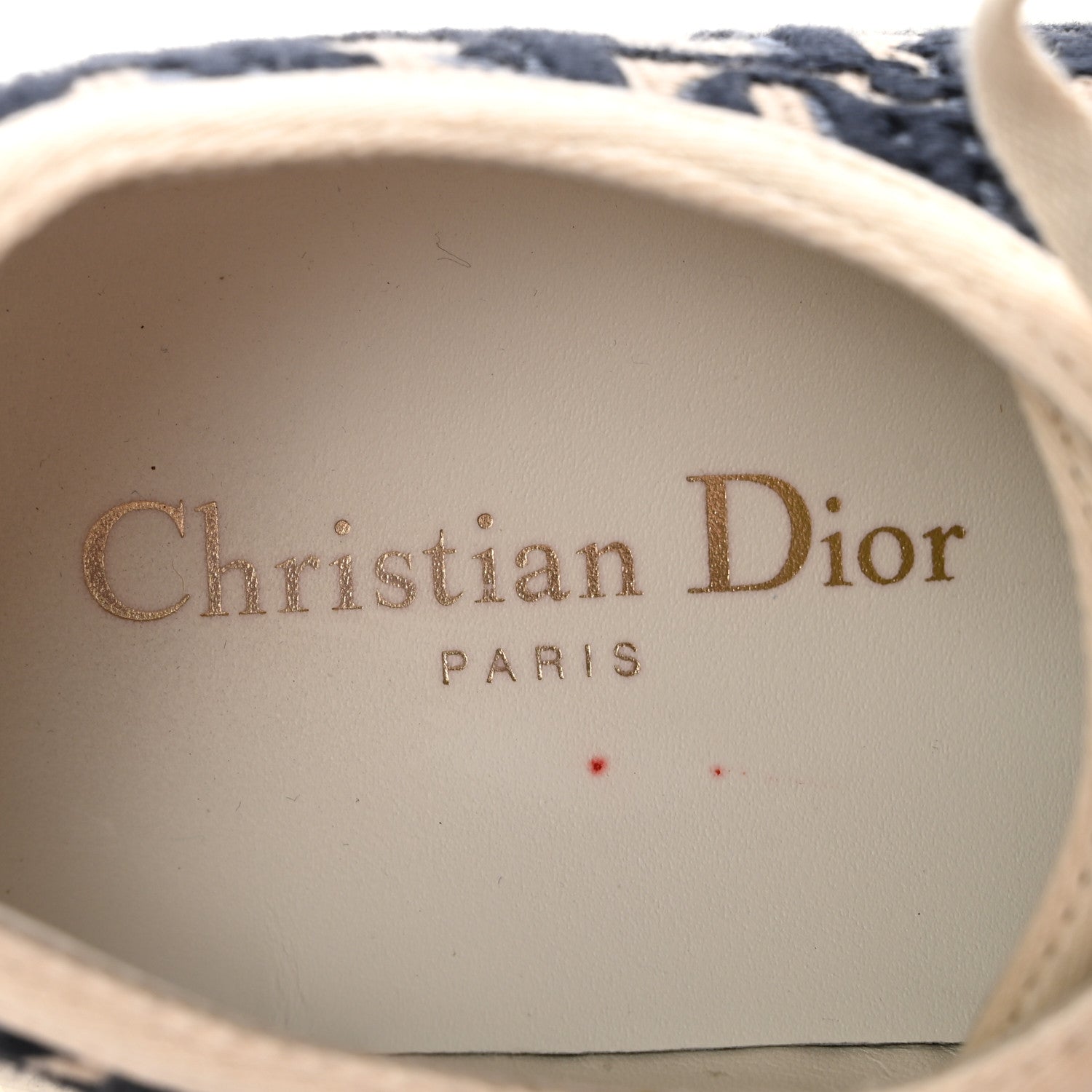 Christian Dior Canvas Oblique Walk'N'Dior Low Top Sneakers 38.5