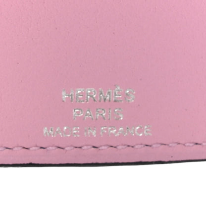 Hermes Togo Swift Verso Ulysse Nano Bag Charm Bleu France Mauve Sylvestre 4 of 5