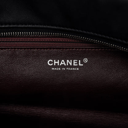 Chanel Smooth Calfskin Medium Luxe Ligne Bowler Black 6 of 13