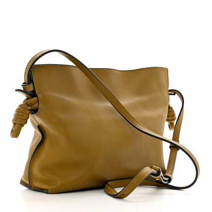 Loewe Calfskin Mini Flamenco Knot Clutch Ochre 3 of 11