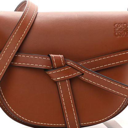 Loewe Calfskin Small Gate Crossbody Bag Rust 7 of 9