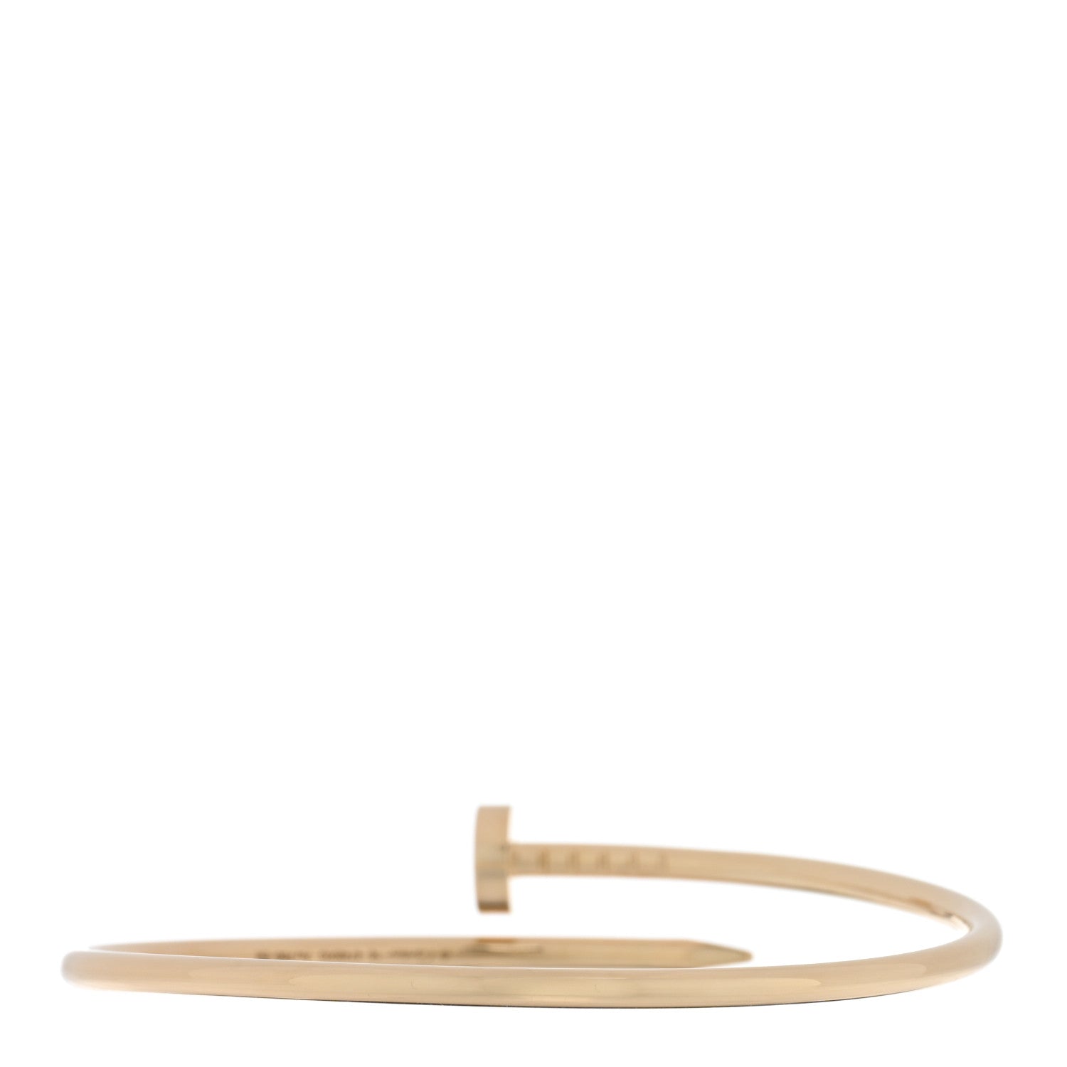 Cartier 18K Yellow Gold Small Juste Un Clou Bracelet 16 2 of 4