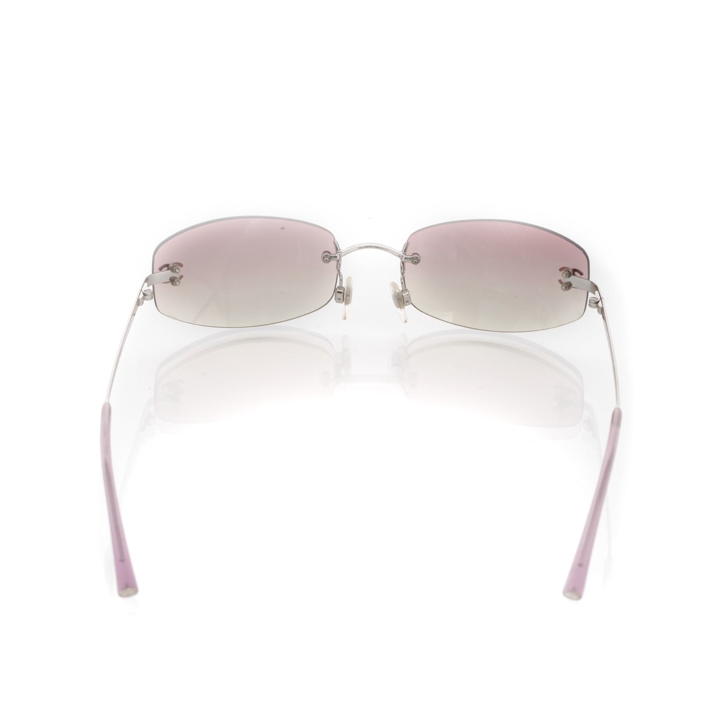 Frameless CC Logo Sunglasses 4002 Pink