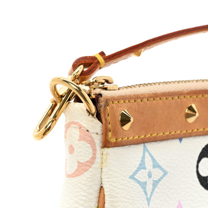 Louis Vuitton Monogram Multicolor Pochette Accessories White 14 of 14