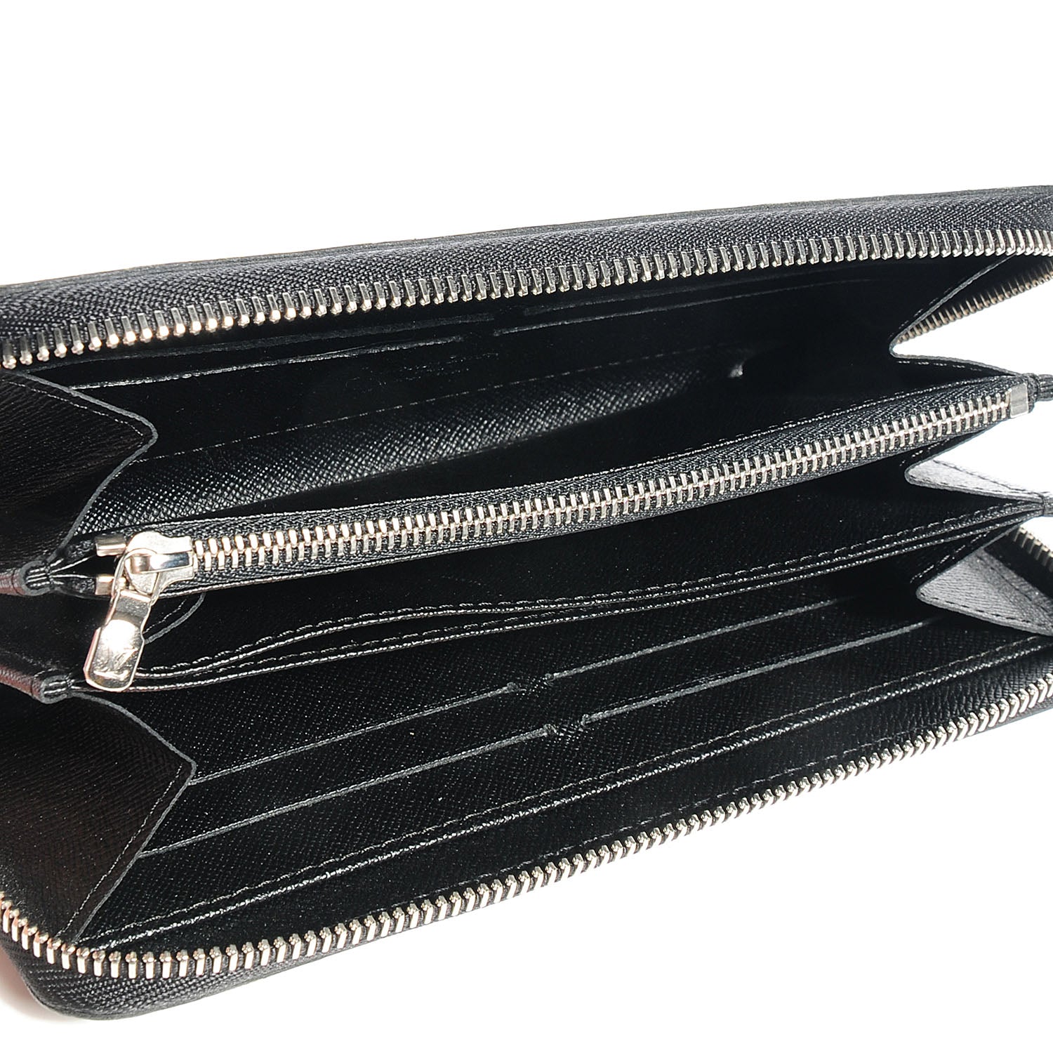 Louis Vuitton Epi Leather Zippy Wallet Black 5 of 7