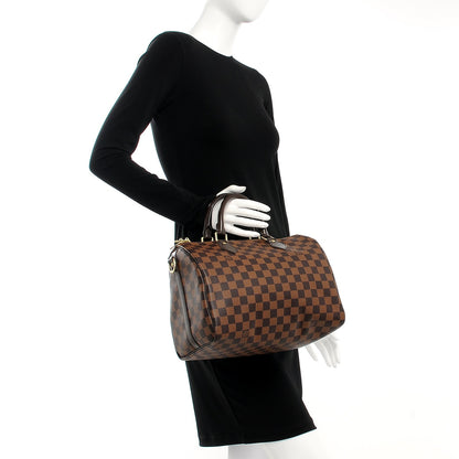 Louis Vuitton Damier Ebene Speedy Bandouliere 30 3 of 9