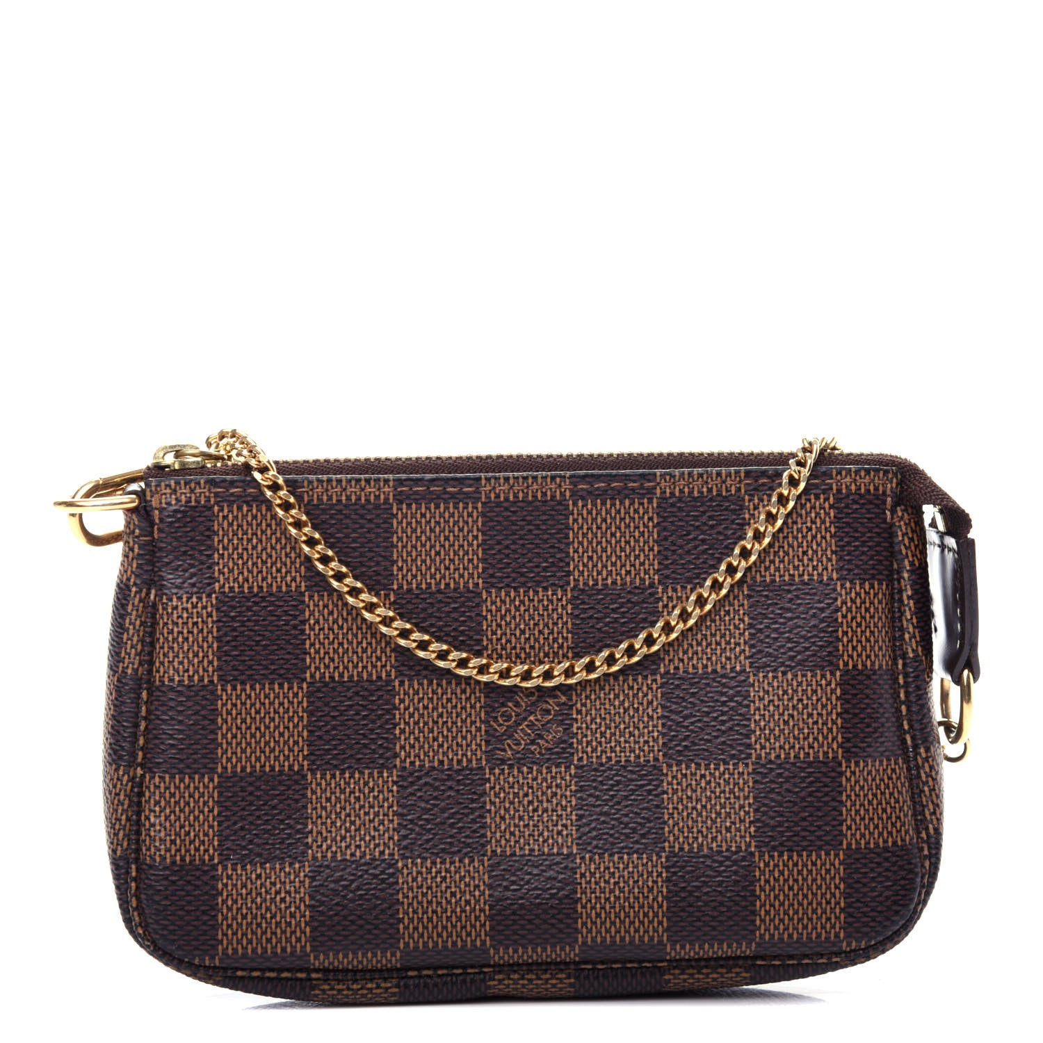 Louis Vuitton Damier Ebene Mini Pochette Accessories 1 of 10