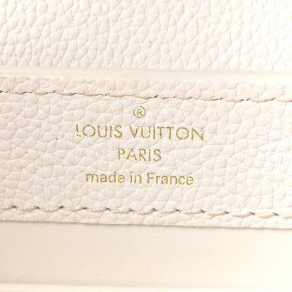 Louis Vuitton Taurillon Capucines East West Mini Optic White 5 of 8