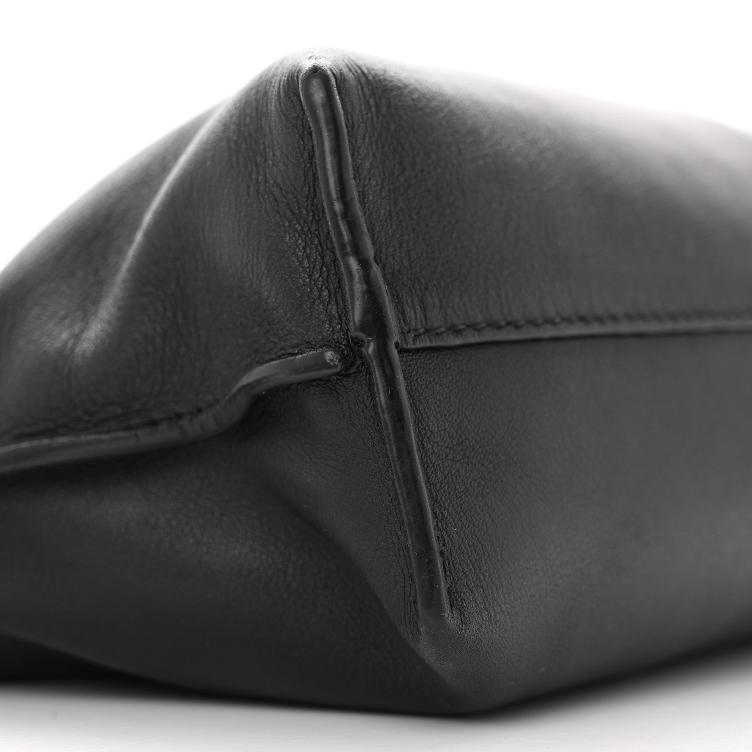 Loewe Calfskin Mini Flamenco Knot Clutch Black 8 of 14