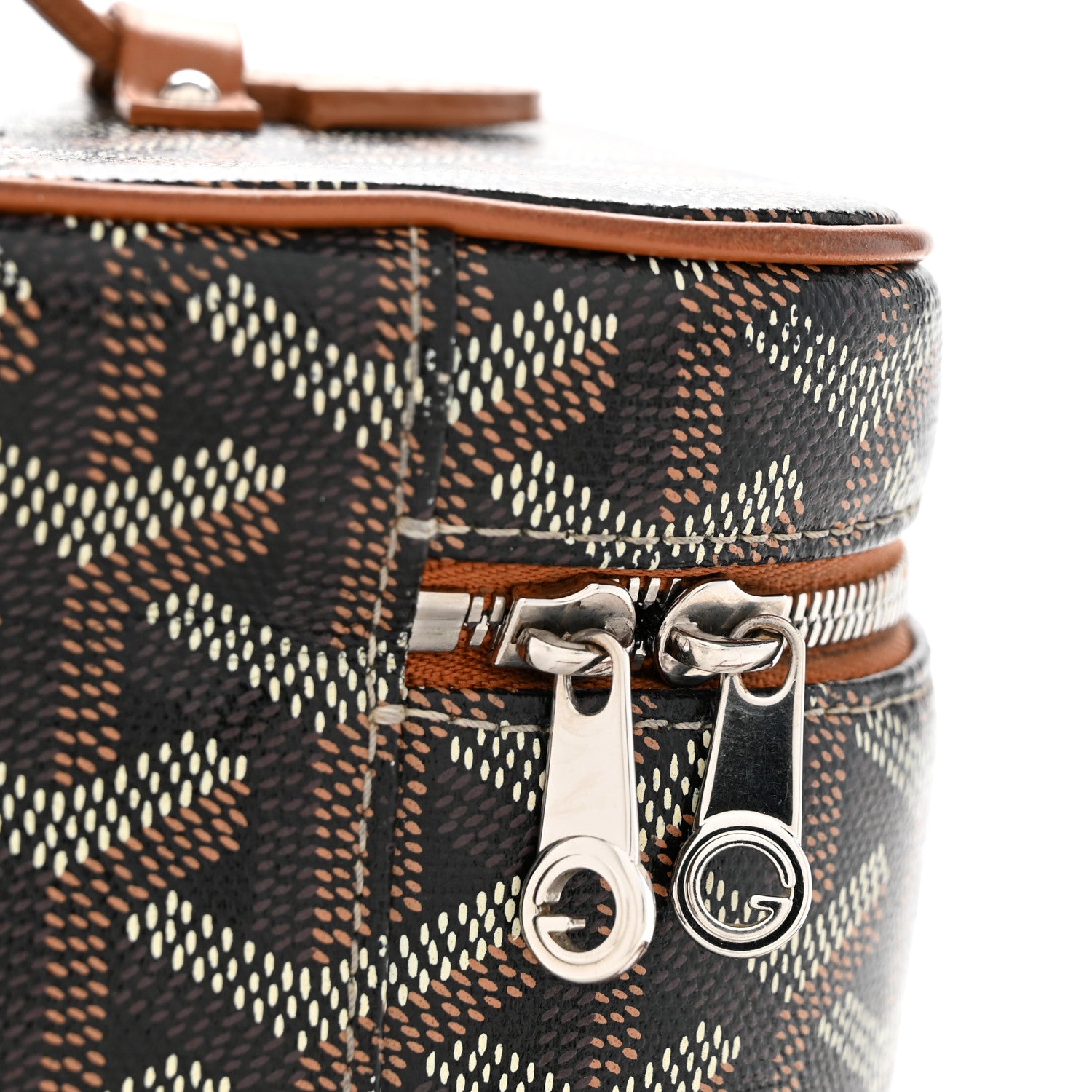 Goyard Goyardine Muse Vanity Case Black Gold 15 of 16