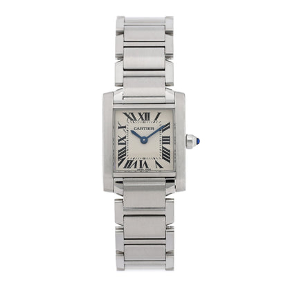 Cartier Stainless Steel 20mm Tank Francaise Quartz Watch 1 of 5