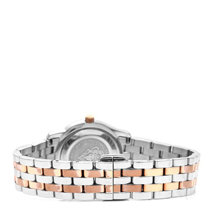 Gucci Stainless Steel Diamond Mother of Pearl 27mm 5500L Two Tone Quartz Watch 3 of 4