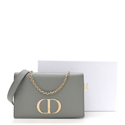 Christian Dior Calfskin 30 Montaigne 2 in 1 Pouch Grey 20 of 20