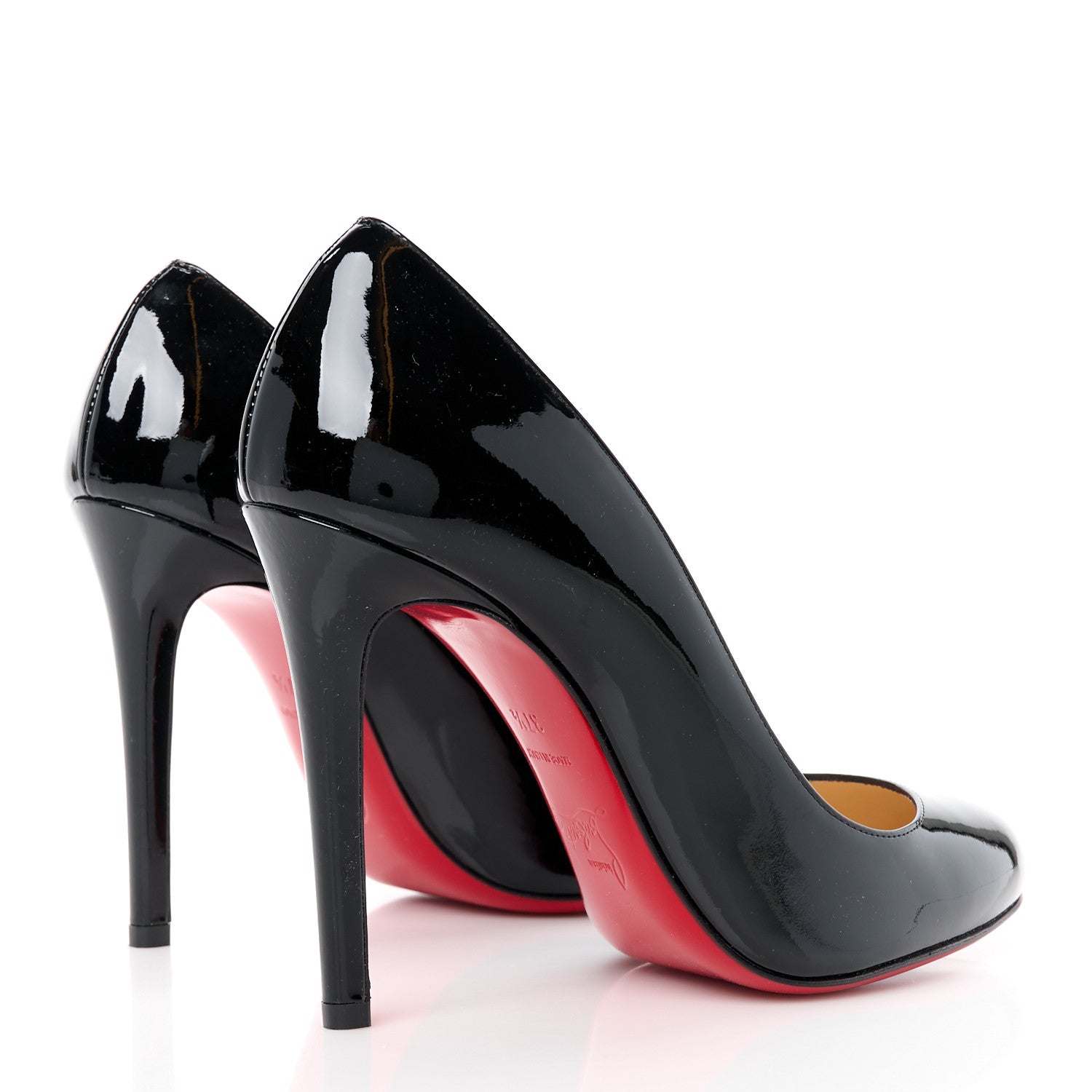 Christian Louboutin Patent Fifille 100 Pumps 37.5 Black 4 of 8